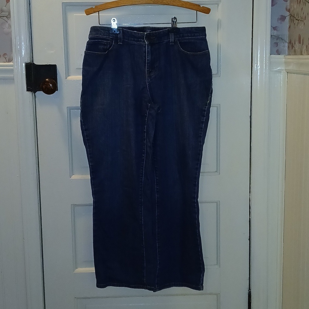 L.L. Bean Dark Blue Straight Leg Women's Jeans
